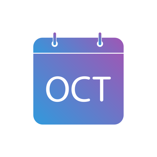 octubre icono gratis