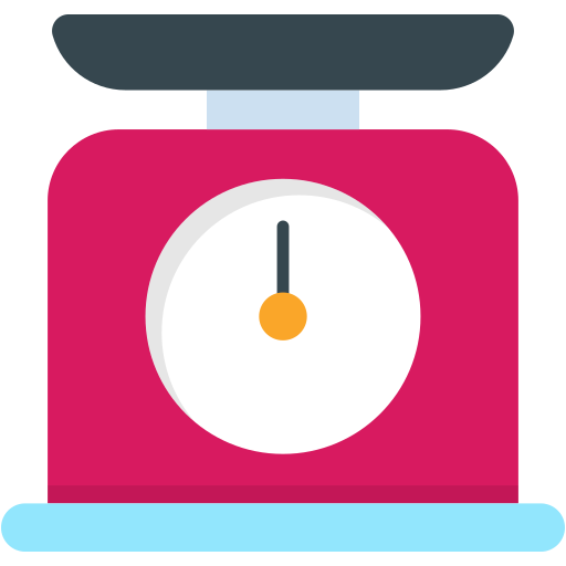 Kitchen scale Generic Flat icon