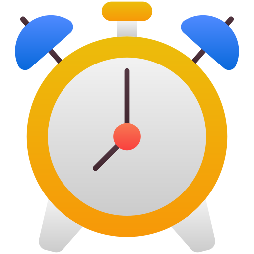 Alarm clock Generic Flat Gradient icon