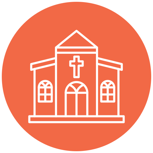 Église Icône gratuit Église Icône gratuit