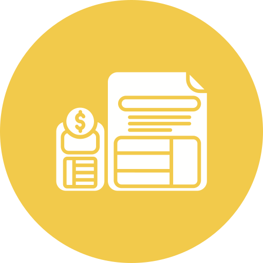 presupuesto icono gratis