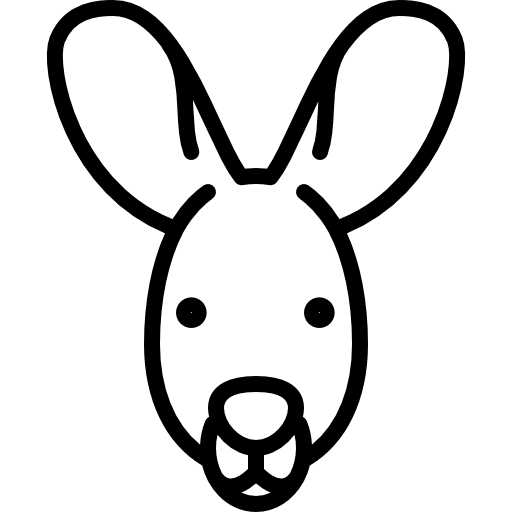 Kangaroo Icons in SVG, PNG, AI to Download