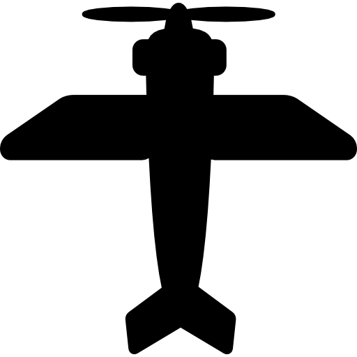 Old Plane free icon