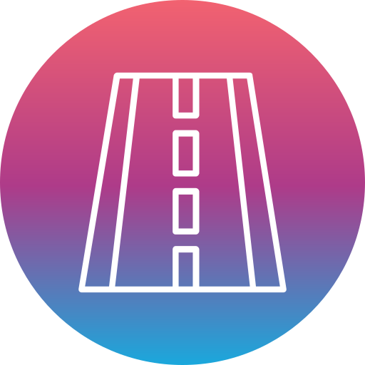 Road Generic Flat Gradient Icon