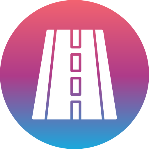 Road Generic Flat Gradient icon