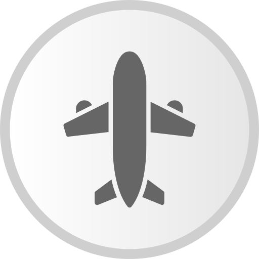 Airplane Generic Grey icon