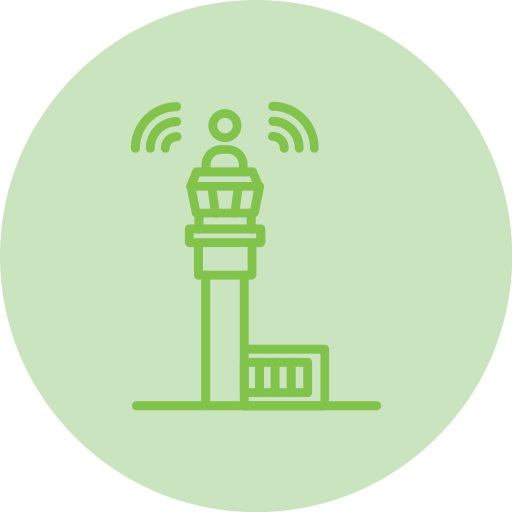 torre de control icono gratis