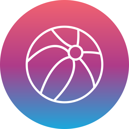 pelota de playa icono gratis