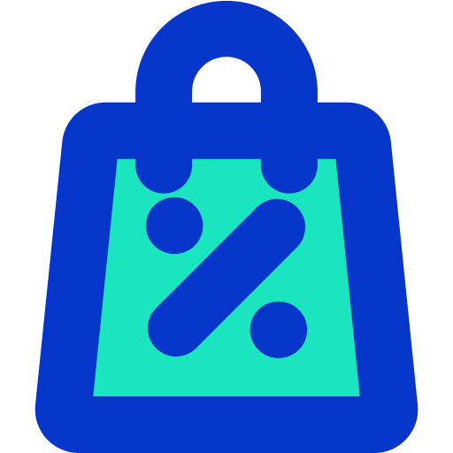 Shopping bag Generic Outline Color icon