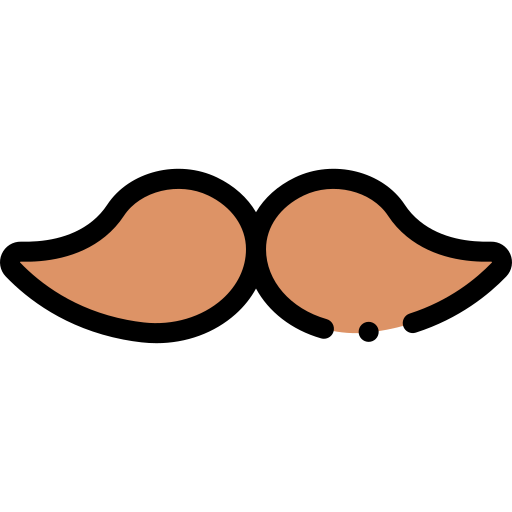 bigote icono gratis