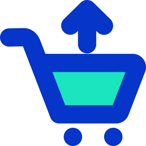 Shopping cart icon Generic Outline Color