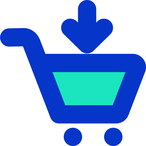 Shopping cart icon Generic Outline Color