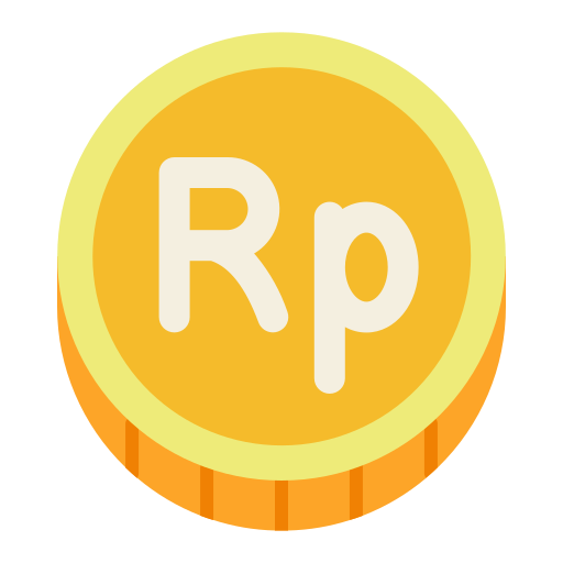 Indonesian Rupiah Generic Flat Icon