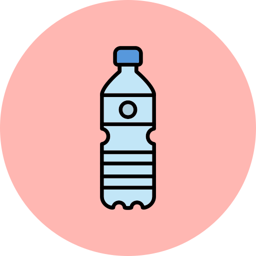 Water bottle Generic Outline Color icon