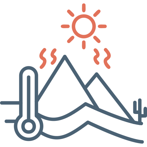 clima caliente icono gratis