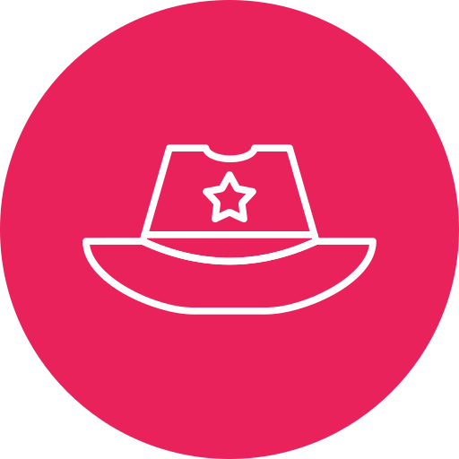 sombrero de vaquero icono gratis