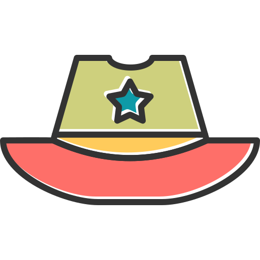 sombrero de vaquero icono gratis