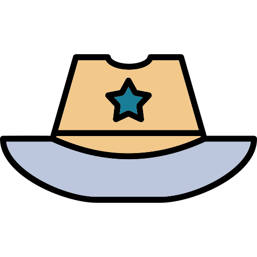 sombrero de vaquero icono gratis