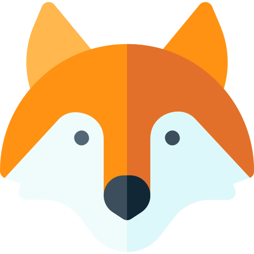 Fox Basic Rounded Flat icon