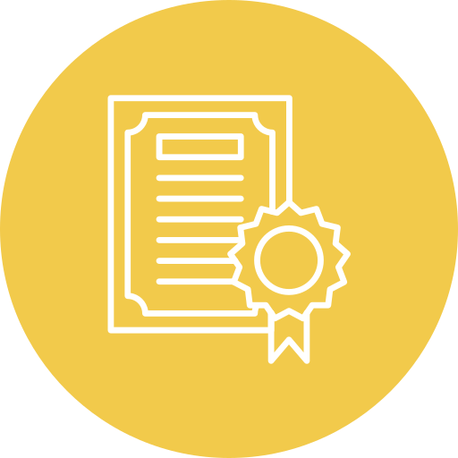 certificado icono gratis