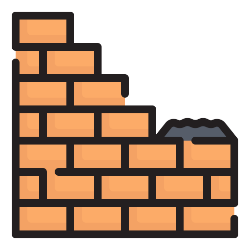 Brickwall free icon