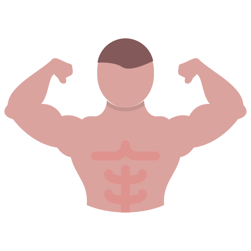 muscle 3d rendering icon illustration 28857252 PNG