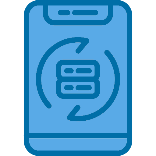 Sincronización de datos icono gratis
