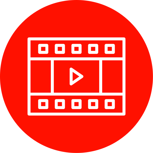 editor de video icono gratis