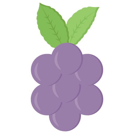 racimo de uvas icono gratis