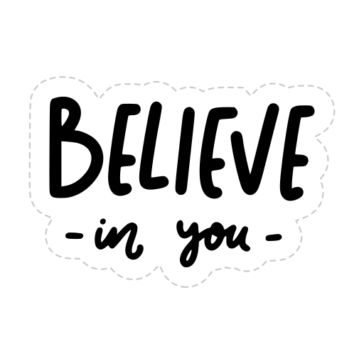 glaube an dich kostenlos Sticker glaube an dich kostenlos Sticker