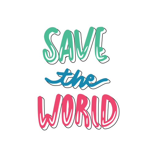 Save the World gratis sticker