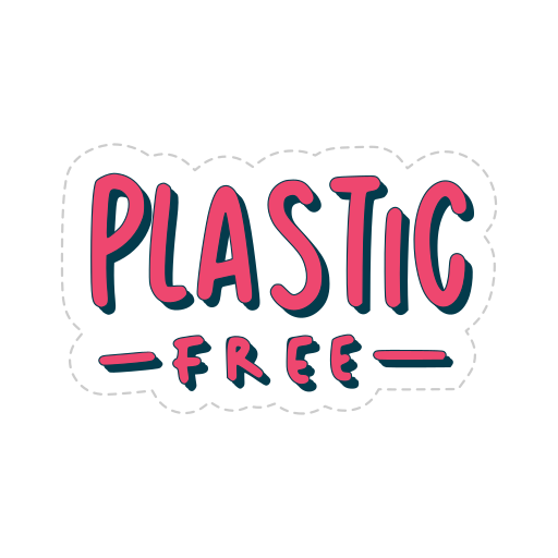 libre de plástico gratis sticker