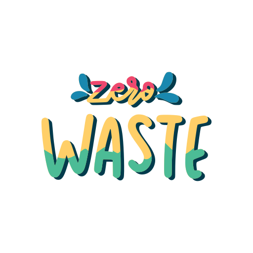Zero waste free sticker Zero waste free sticker