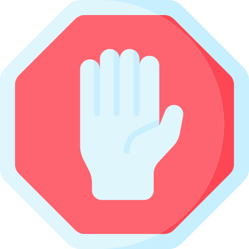 Stop sign Special Flat icon