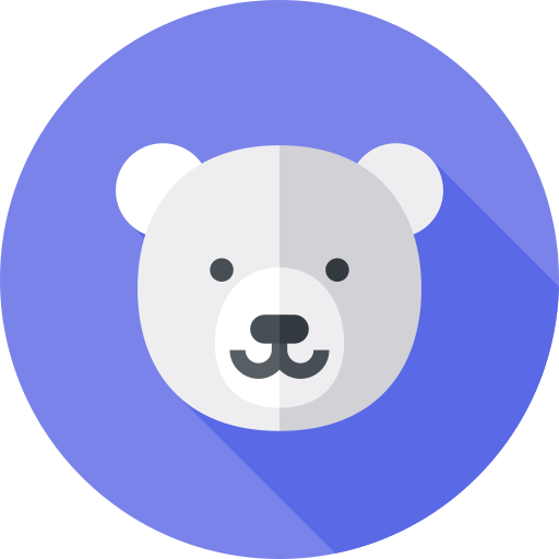 oso polar icono gratis