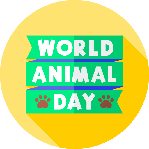 world animal day icono gratis