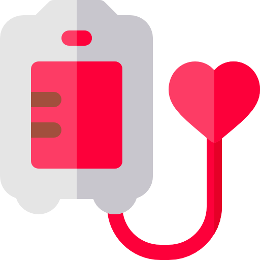 donación de sangre icono gratis