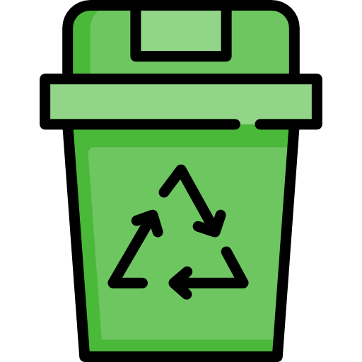 papelera de reciclaje icono gratis