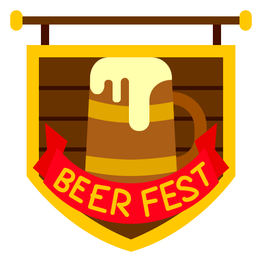 festival de cerveza icono gratis