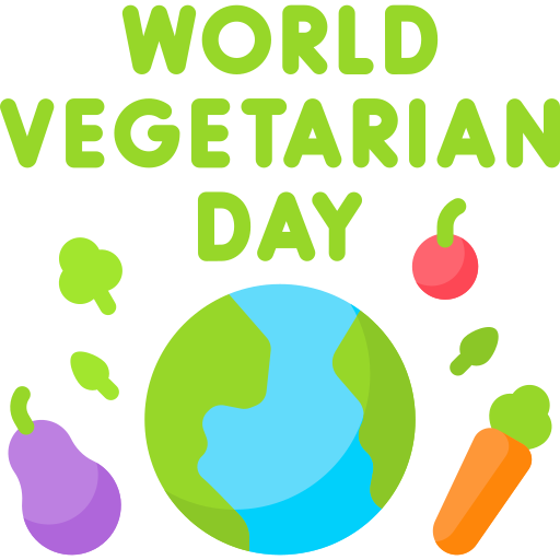 world vegetarian day icono gratis