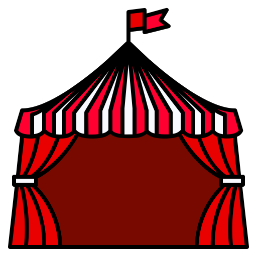 Tent Generic Outline Color icon