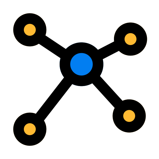 Chemical bond Generic Outline Color icon