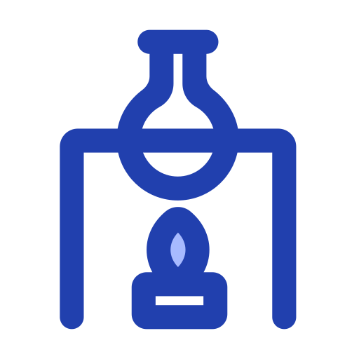 Flask Generic Blue Icon