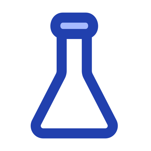 Erlenmeyer Generic Blue icon