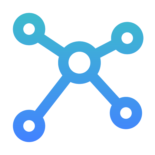 Chemical bond Generic Gradient icon