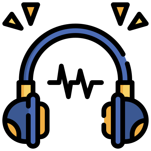 Headset Generic Outline Color icon