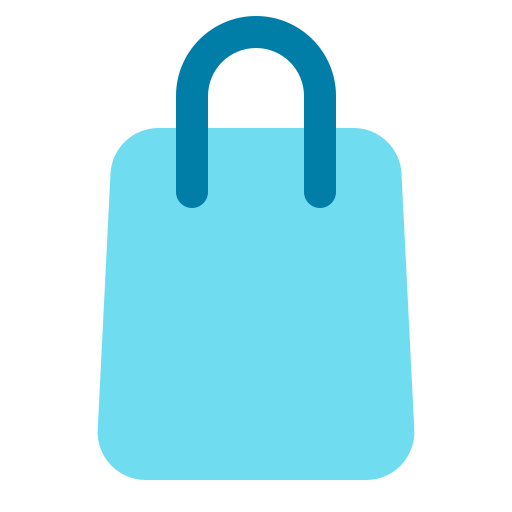 Shop bag Generic Blue icon