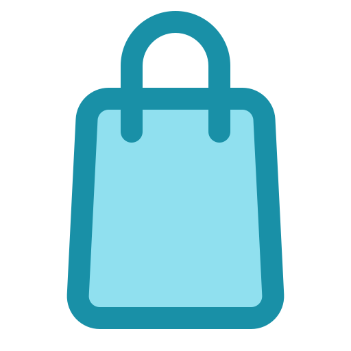 Shop bag Generic Blue icon