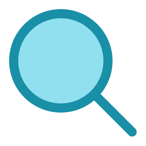 Search Generic Blue icon