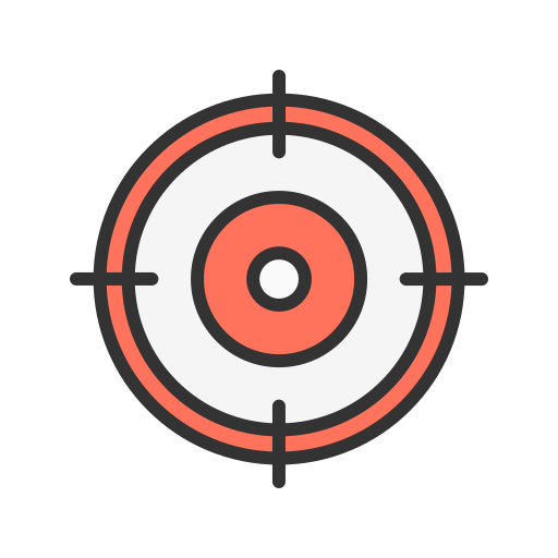 Target Generic Outline Color icon